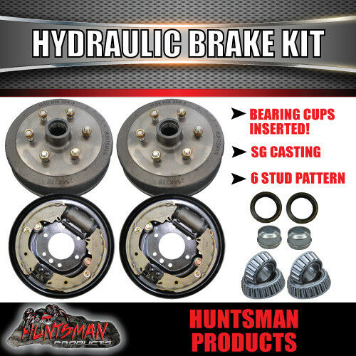 DIY 2000kg GVM TANDEM TRAILER KIT, SPRINGS HYDRAULIC DRUM BRAKES. STUB AXLES - Image 8