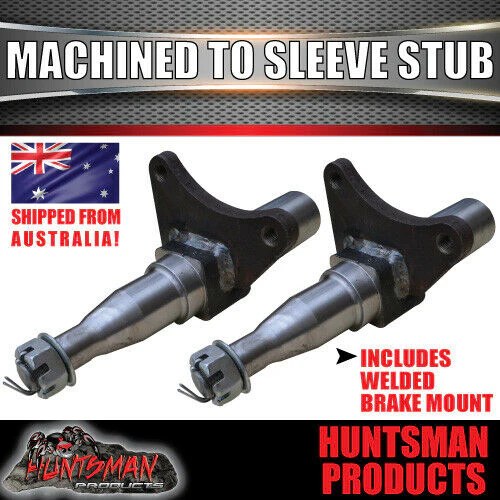 DIY 2000kg Tandem Kit. 12" L/C Mechanical Disc Brakes. Rocker Roller, Stub Axle - Image 5