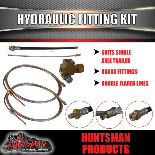 DIY 2000Kg Tandem Kit. Hydraulic Disc Brakes. Slipper Springs. Stub Axles - Image 5