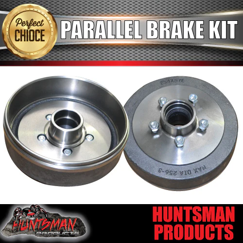 DIY 3200Kg Tandem Trailer Caravan Kit. 10" Electric Brakes. Machined Stub Axles, R/Roller - Image 11