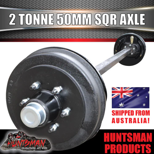 DIY 3500Kg Tandem Trailer Caravan Kit. 12" Electric Brakes. Engineered Axles - Image 4