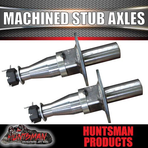 DIY 3500Kg Tandem Trailer Caravan Kit. 12" Electric Brakes. Machined Stub Axles, R/Roller - Image 2