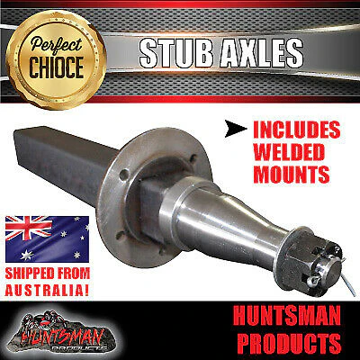 DIY 4500Kg Tri Axle Trailer Caravan Kit. 12" Electric Brakes. Stub Axles, R/Roller - Image 6