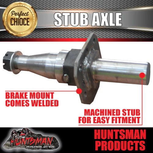 DIY 4500Kg Tri Axle Trailer Caravan Kit 12" Electric Brakes. Machined Stub Axles - Image 8