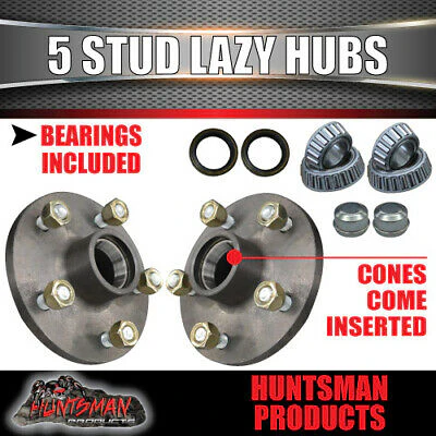 1000Kg DIY Trailer Kit Solid Axle 77"-96" Axle Lengths, S.G Cast Hubs, 45mm Slipper Springs - Image 3