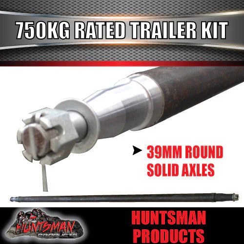 750Kg DIY Trailer Kit, Solid Axle, S.G Cast Hubs, Heavy duty Springs & U bolts - Image 3