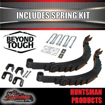 DIY 1400Kg Trailer Kit. Hydraulic drum Braked. Slipper Springs. Axles 64" - 75" - Image 7