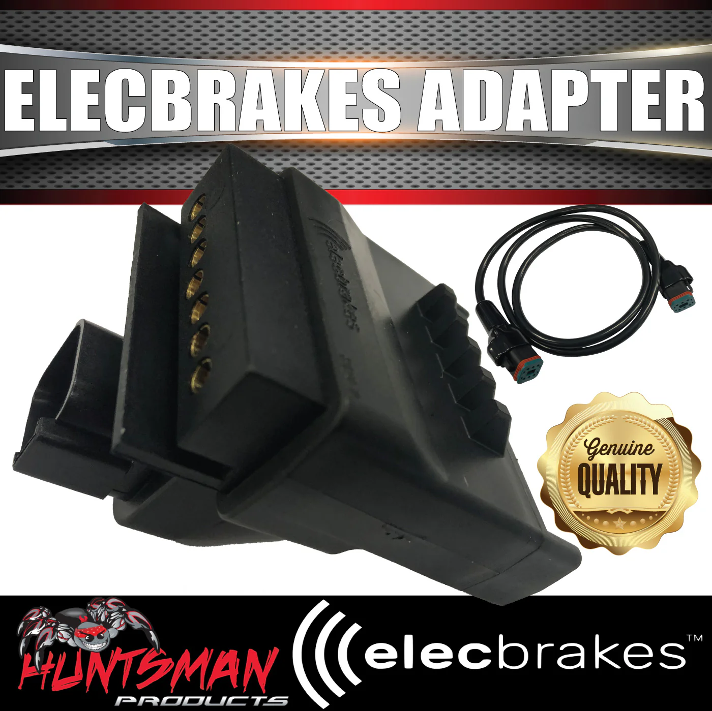 Elecbrakes Bluetooth Electric Brake Controller with Flat to Flat Plug Adaptor - Image 6