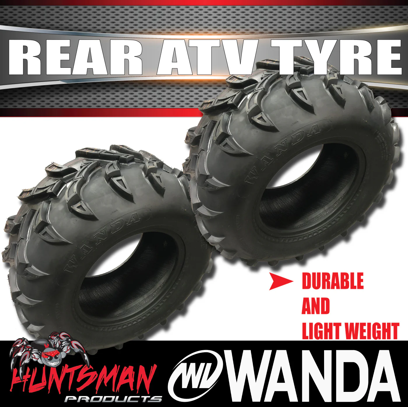Full Set 2x 25x10-12 Rears & 2x 25x8-12 Fronts Wanda P377 ATV Tyres Quad Bike Buggy - Image 10