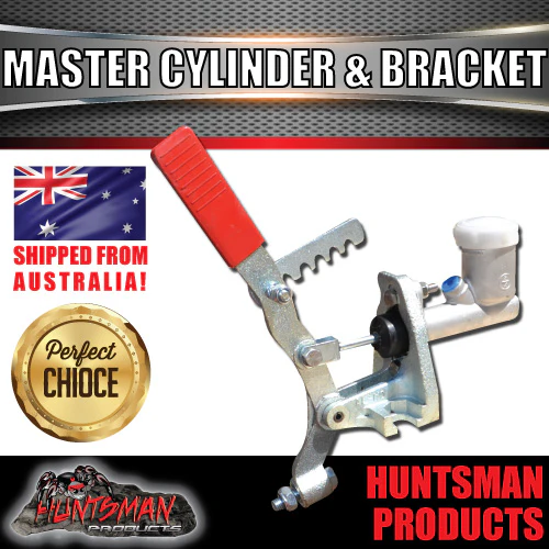 50mm Ball Override Hydraulic Brake Trailer Coupling + 3/4" Master Cylinder Kit - Image 3