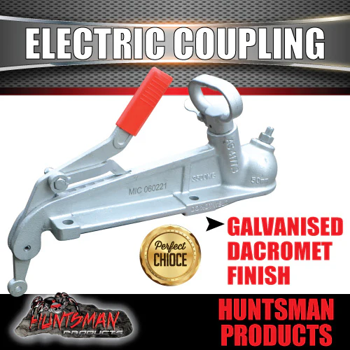 3500Kg 50mm Ball Electric Brake Trailer Caravan Coupling Kit CRN 51629. - Image 7