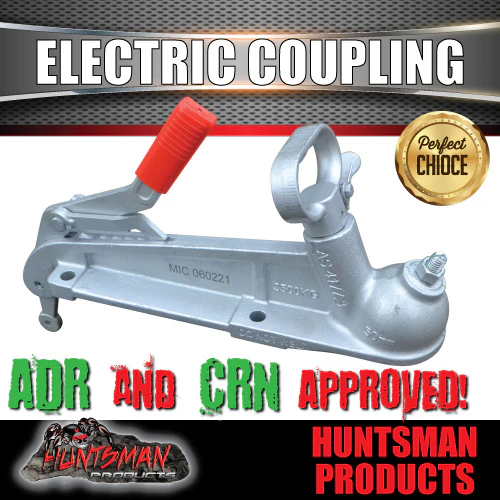 3500Kg 50mm Ball Dacromet Electric Brake Trailer Caravan Coupling Kit CRN 51629 - Image 2