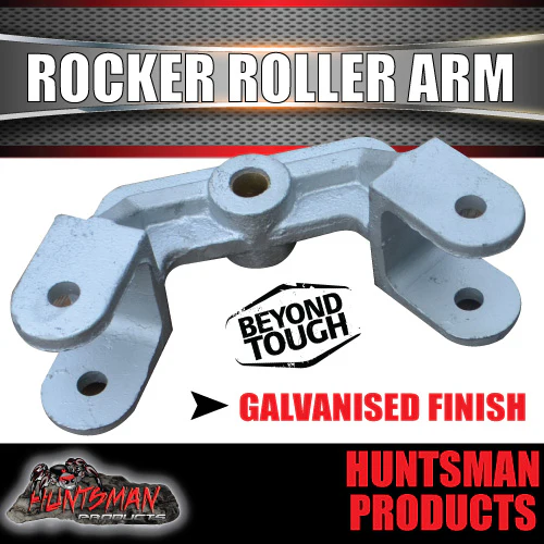 Rocker Roller Centre Arm Suits Trailer Caravan Springs. Galvanised Dacromet - Image 4