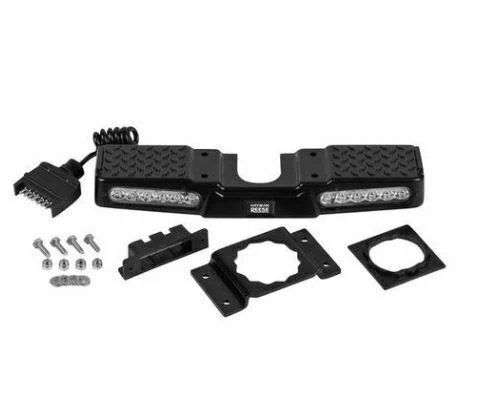 Hayman Reese Hitch Step + 12V LED Lights. Rated 150Kg Aluminium - Image 4
