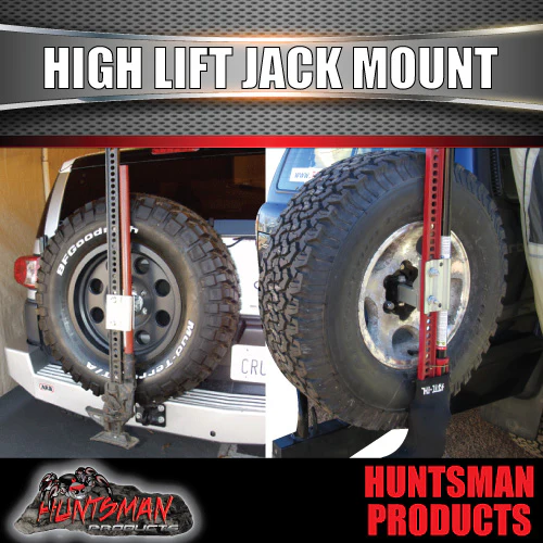 High Lift Jack Mount. Mounts to Spare wheel Holder - Image 4