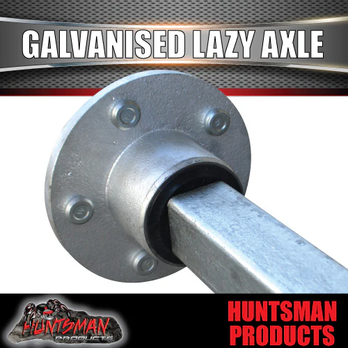 Lazy 5 Stud Trailer Axle 45mm SQ Galvanised 81-96" Axles 1400KG - Image 4