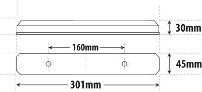 Roadvision Slimline BR300ARW Combination Rear Strip Light.  Stop, Tail, Reverse.  4wd Trailer Truck Caravan - Image 4