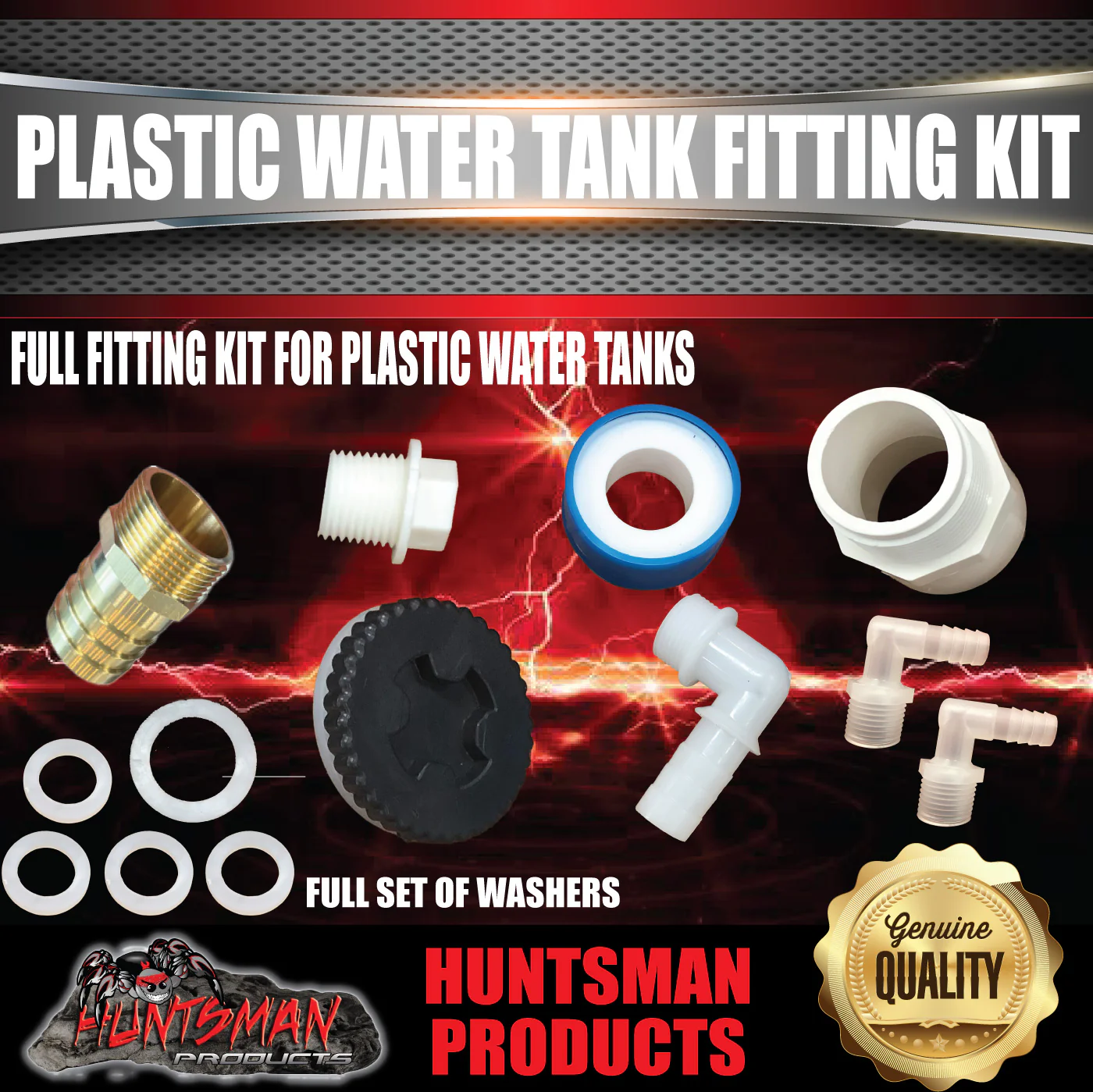 Caravan Camper Trailer Boat 35L Under body Poly Water Tank & Fittings. LDPE grade - Image 6