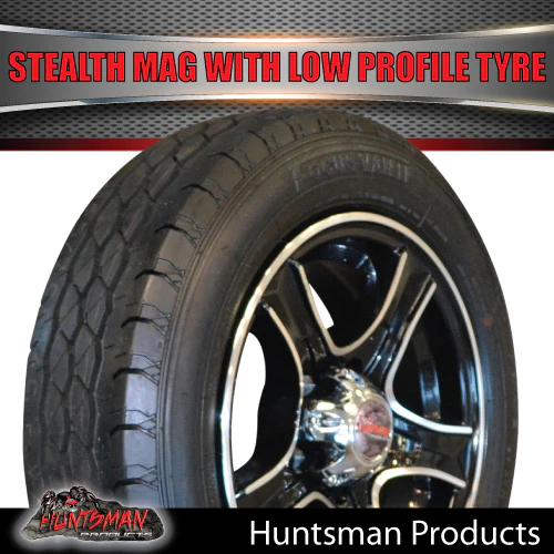 Low Profile 14" HT Holden Stealth Mag & 175/65R14C LT Tyre. 175 65 14 Trailer Caravan - Image 4