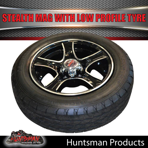 Low Profile 14" HT Holden Stealth Mag & 175/65R14C LT Tyre. 175 65 14 Trailer Caravan - Image 6