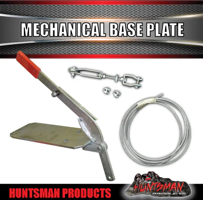 50mm Ball Mechanical Brake Boat Trailer Caravan Coupling + Cable Kit 2000Kg - Image 3