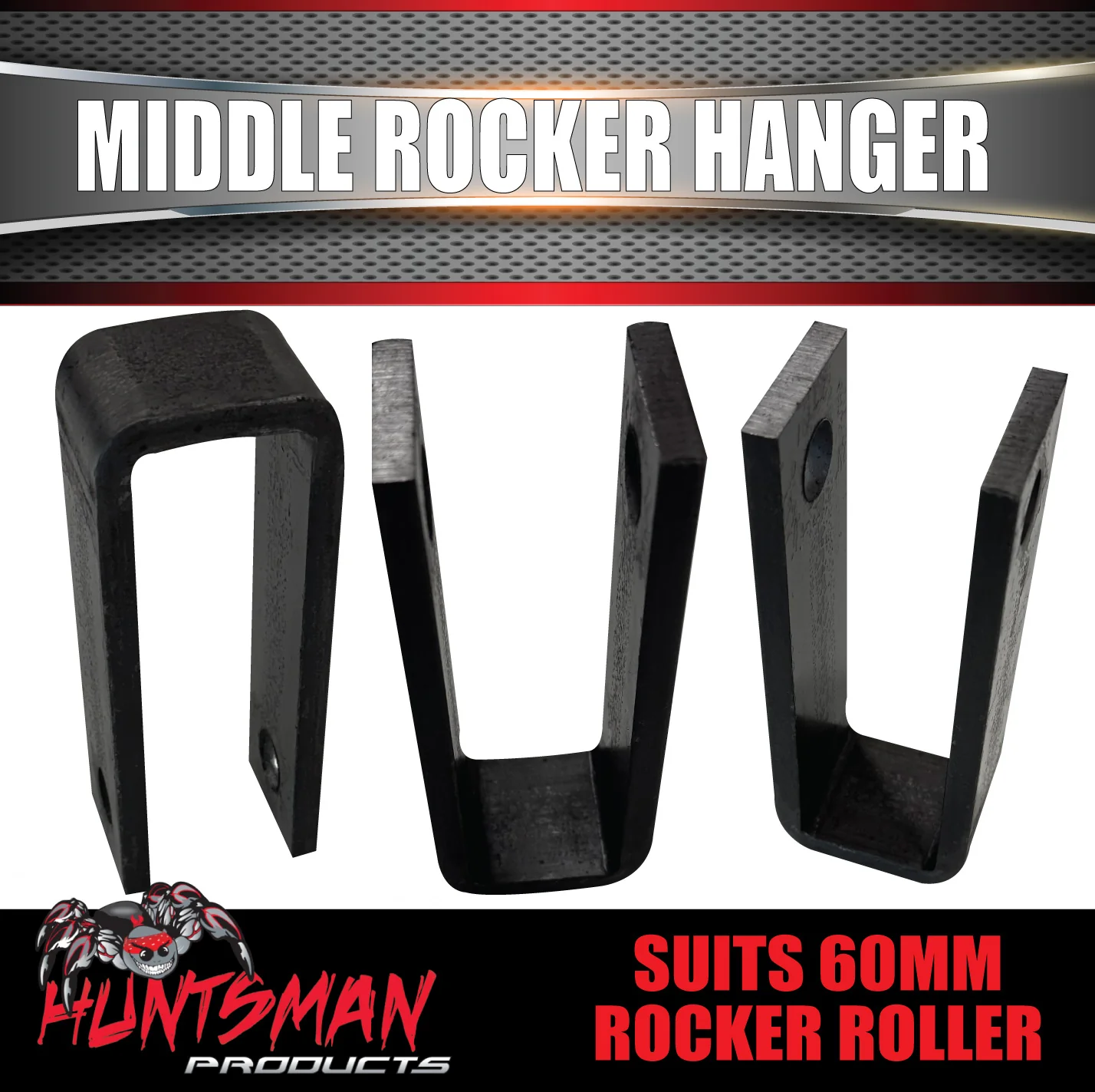 Middle 10mm Thick Hanger Suited to 60mm Wide Rocker Roller Springs Suspension - Image 2