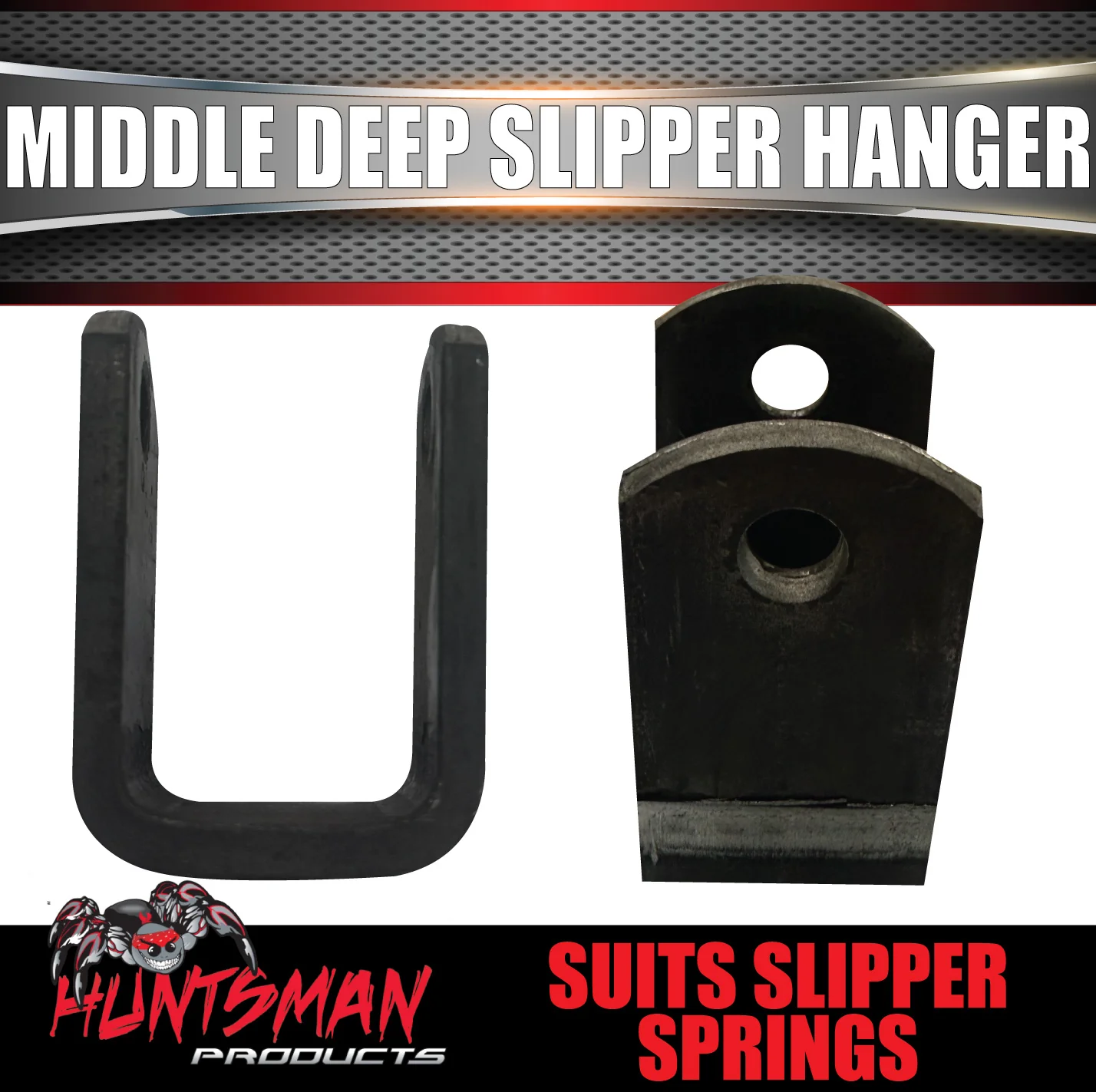 Middle Deep Trailer Slipper Spring Hanger Suit 45mm Wide Springs. 8mm Thick! - Image 3
