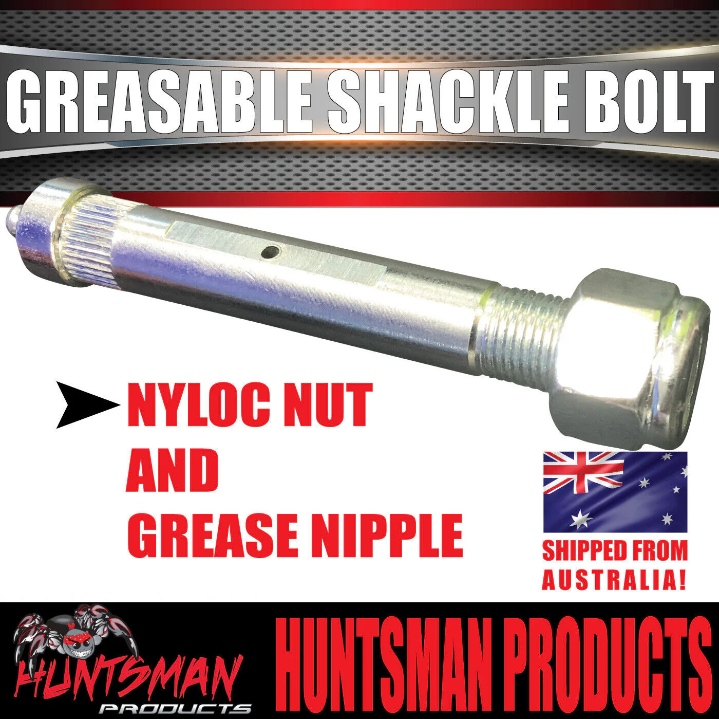 60mm Wide Off Road Trailer Shackle Spring Hanger Kit. Greasable Shackles - Image 3