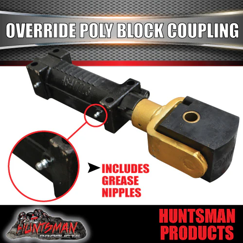 2000KG Off Road Trailer Caravan Mechanical Poly Block Coupling Kit. CTA Approved - Image 3