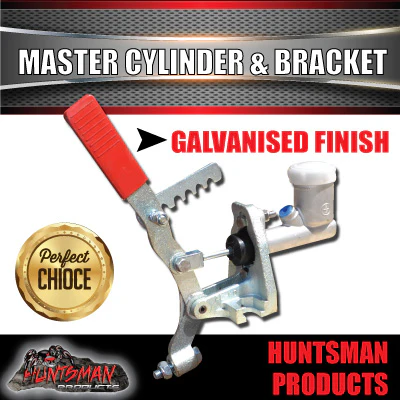 50mm Ball Override Hydraulic Brake Trailer Coupling + 3/4" Master Cylinder Kit-1 - Image 3