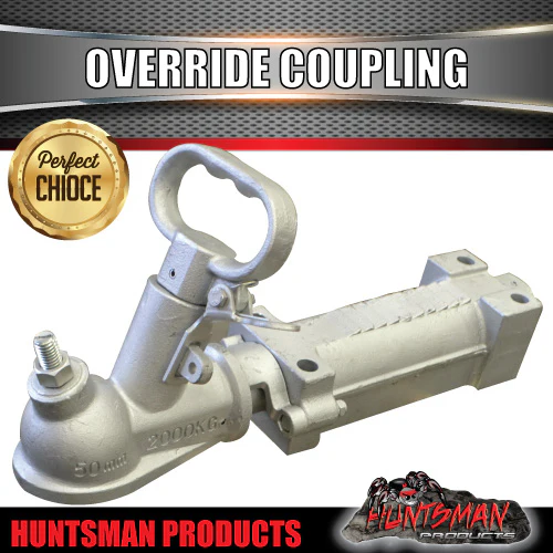 50mm Hydraulic Overrride Trailer Coupling & 3/4" Master Cylinder Bracket & Bolts - Image 2