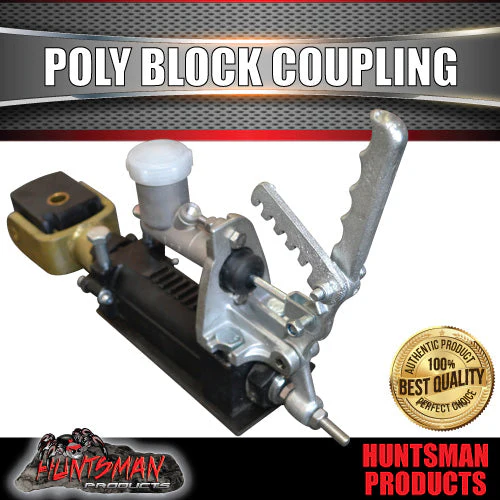 Trailer Caravan Override Poly Block Coupling + 7/8" Master Cylinder & Mount Kit. CTA Approved - Image 4