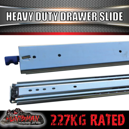 Pair 227kg x 1524mm 60" (closed) Lock in/out Drawer Slides. - Image 3
