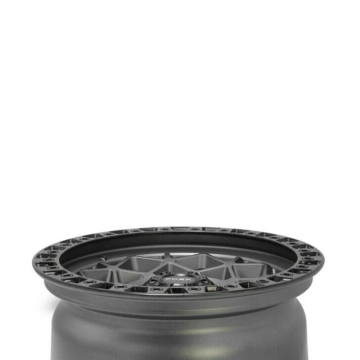 PDXX Offroad Wheel Enforcer 17x9 Satin Gunmetal W/ Black Ring Ranger Triton ect - Image 4