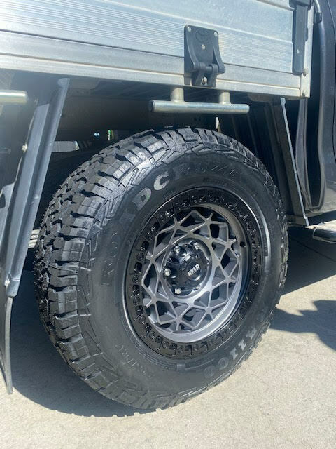 PDXX Offroad Wheel Enforcer 17x9 Satin Gunmetal W/ Black Ring Ranger Triton ect - Image 8