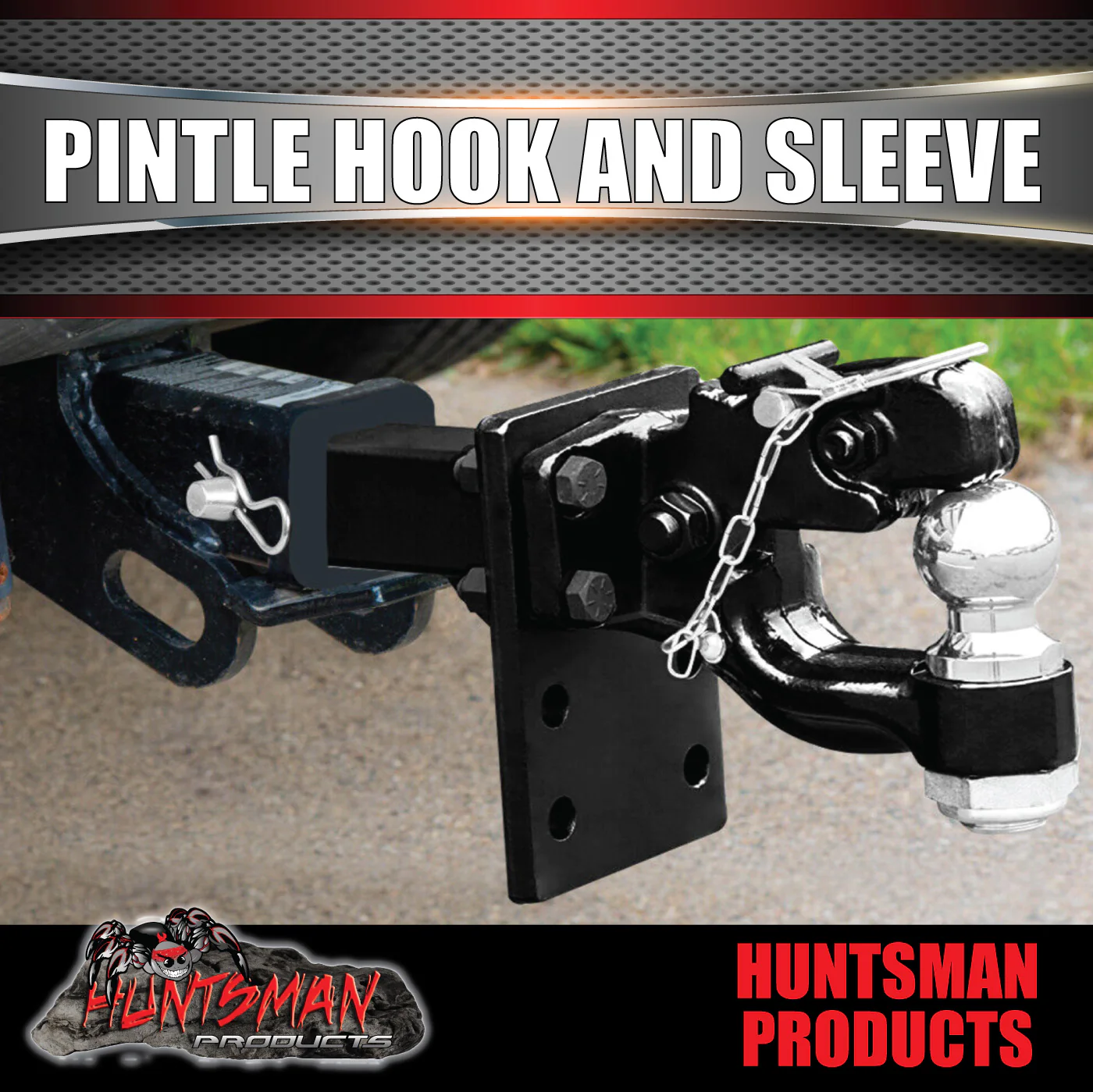 Pintle hook with combination 50mm tow ball & Pintle Receiver - Image 2