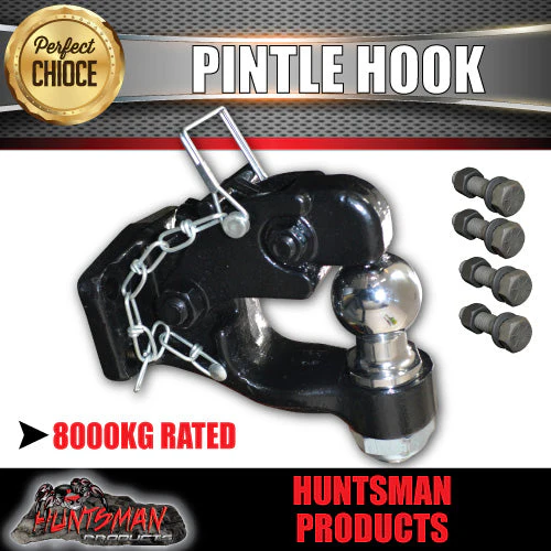 Pintle hook with combination 50mm tow ball & Pintle Receiver - Image 3