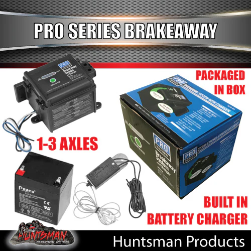 Pro Series Breakaway Unit System With Switch, Battery, LED Test & Up to 3 Axles - Image 3