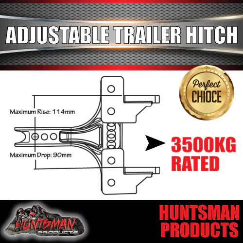 Pro Series Heavy Duty Quick Release Trailer Ball Mount. 3500Kg Rated PRO7217 - Image 5