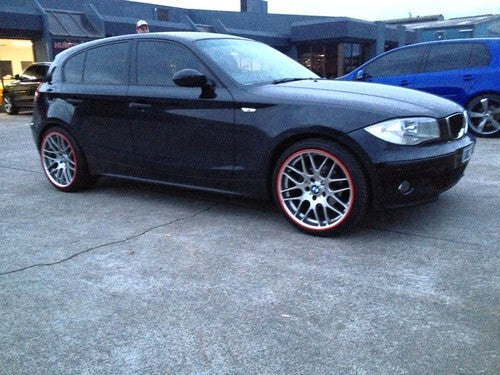 RIMSKINS-4X RED 20" DUABLE PROTECTION FOR YOU RIMS-MAGS COVERS WHEEL DAMAGE - Image 5