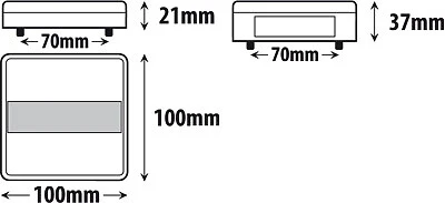 Roadvision LED Rear Combination Trailer Light Surface Mount 100x100mm BR208LR 12V - Image 3
