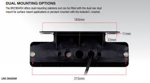 x2 Roadvision LED Rear Combination Trailer & Tray ute Lamp & Mount Kit br230arw - Image 3