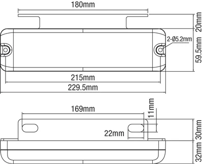 x2 Roadvision LED Rear Combination Trailer & Tray ute Lamp & Mount Kit br230arw - Image 4
