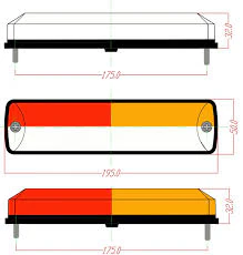 Roadvision Stop/Tail/Indicator/Reverse LED Trailer Truck Rear Strip Light Lamp BR200LRARW - Image 3