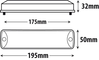 Roadvision Stop/Tail/Indicator/Reverse LED Trailer Truck Rear Strip Light Lamp BR200LRARW - Image 4