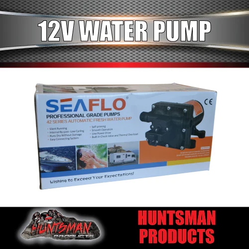 Seaflo 12V Caravan Camper Boat Automatic Water Tank Pump. 11.3LPM 55PSI 3.5A - Image 6