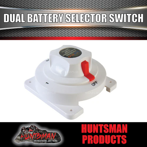 SEAFLO Marine Boat Caravan RV Dual Battery Battery Selector Switch. 3 Position - Image 3