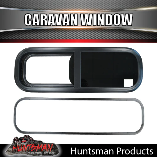 Slimline 900mm x 300mm Caravan, Motorhome, Horse Float Sliding Window - Image 4