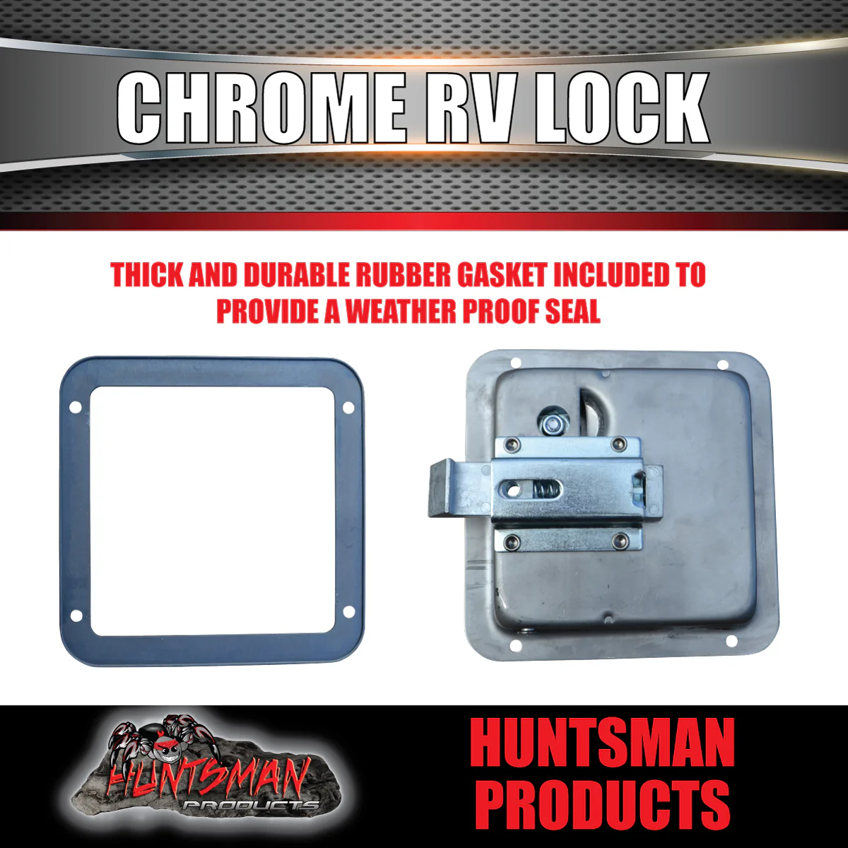 Stainless Steel Caravan RV Motorhome Trailer Canopy Lock. Pull Down Up Handle - Image 4