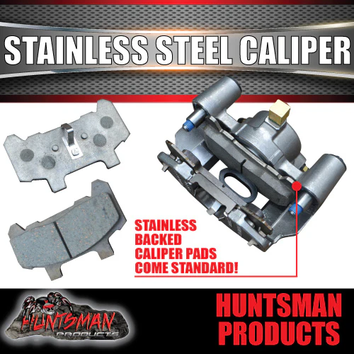 Stainless Steel Full Trailer Hydraulic Ventilated Disc 5 Stud L/C Brake Kit - Image 8